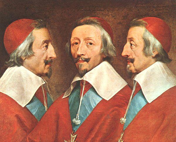 Philippe de Champaigne Triple Portrait of Richelieu China oil painting art